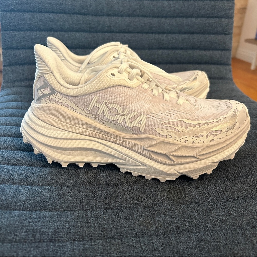 NEW - HOKA White Stinson 7 - Size W5.5 US